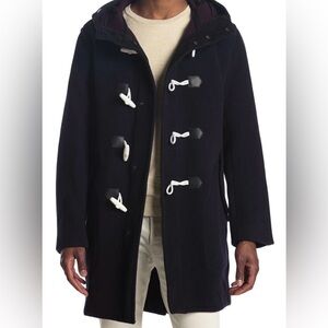 rag & bone Dark Blue Toggle Trench Coat